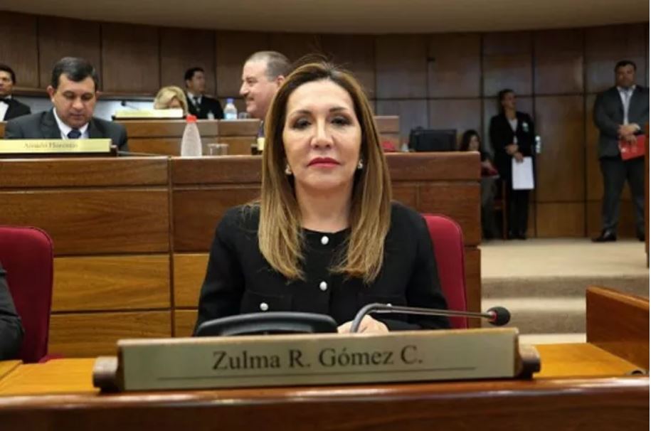 La senadora liberal, Zulma Gómez. (Foto http://www.senado.gov.py/)