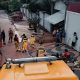 Los bomberos realizaron un arduo trabajo para realizar el rescate. (Foto: Bomberos Voluntarios de CDE)