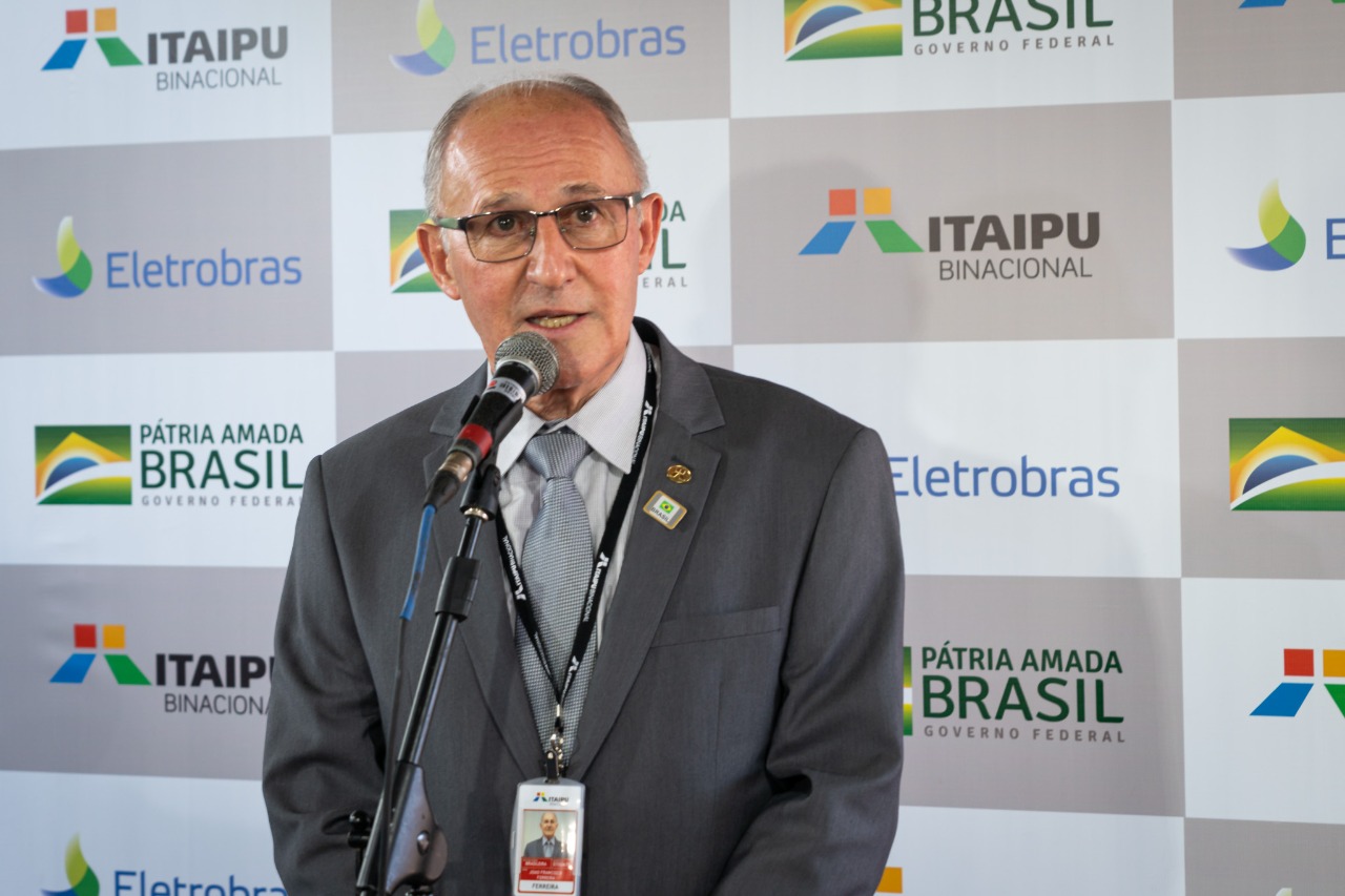 João Francisco Ferreira, director renunciante de Itaipú, lado brasileño. (Foto Gentileza).
