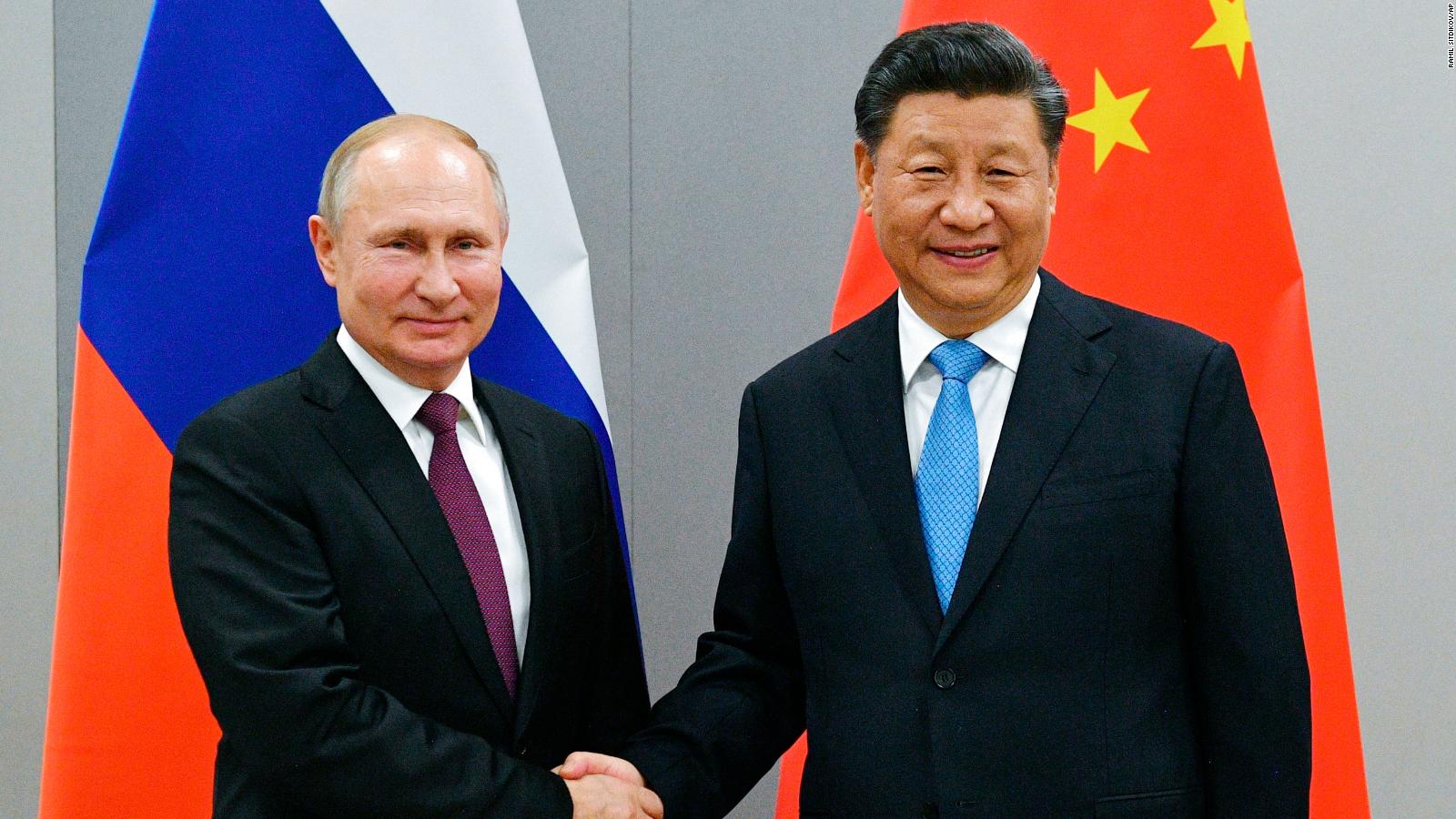 Vladimir Putin y Xi Jinping. Foto: CNN.