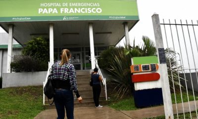 Uno de los hospitales donde fueron atendidos los afectados. Foto: Télam.