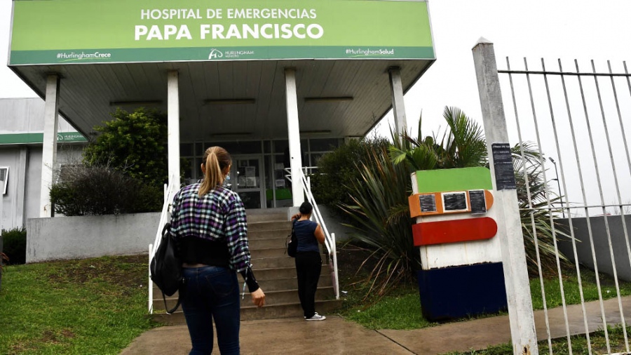 Uno de los hospitales donde fueron atendidos los afectados. Foto: Télam.