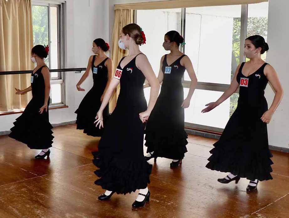 Estudiantes de danza del CPJ. Cortesía