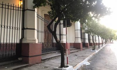 De manera parcial fue enrejada la Catedral Metropolitana de Asunción. (Gentileza)