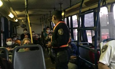 La Policía realizará controles aleatorios en los colectivos. (Foto Gentileza- Canal 13)