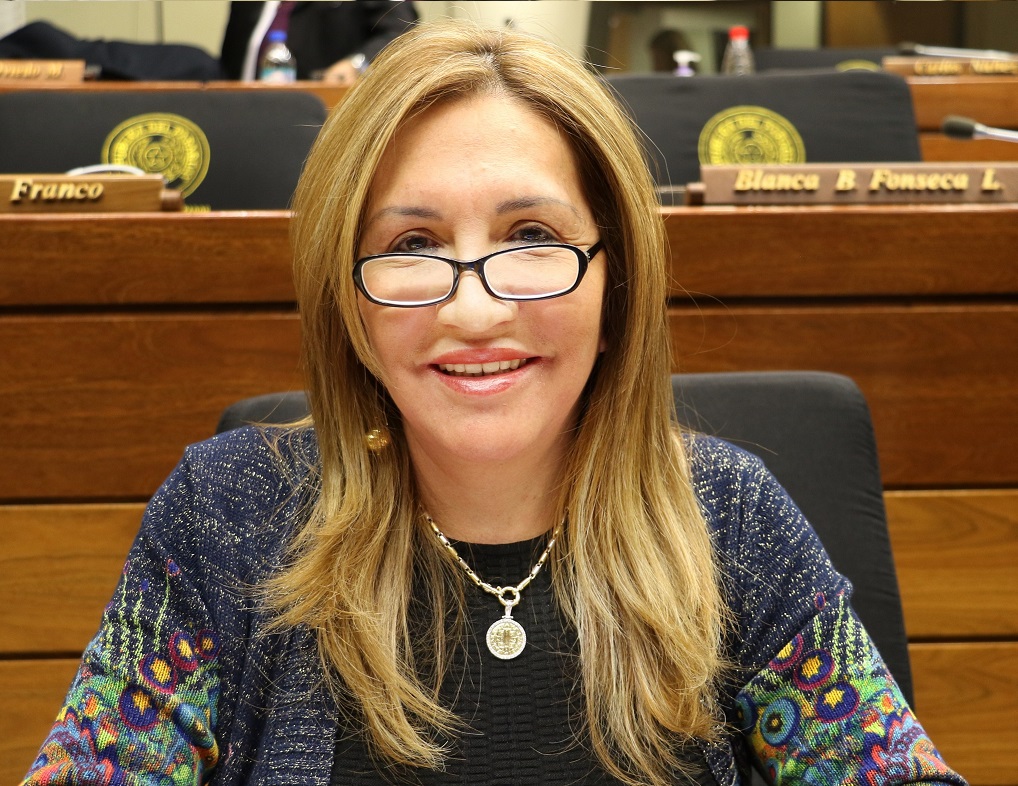 Senadora fallecida, Zulma Gómez. Foto: Senado