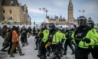 Canadá vivió un domingo de protestas. Foto: Agencias.