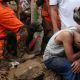 Los deslizamientos de tierra arrasaron con numerosas casas. Foto: BBC Mundo.