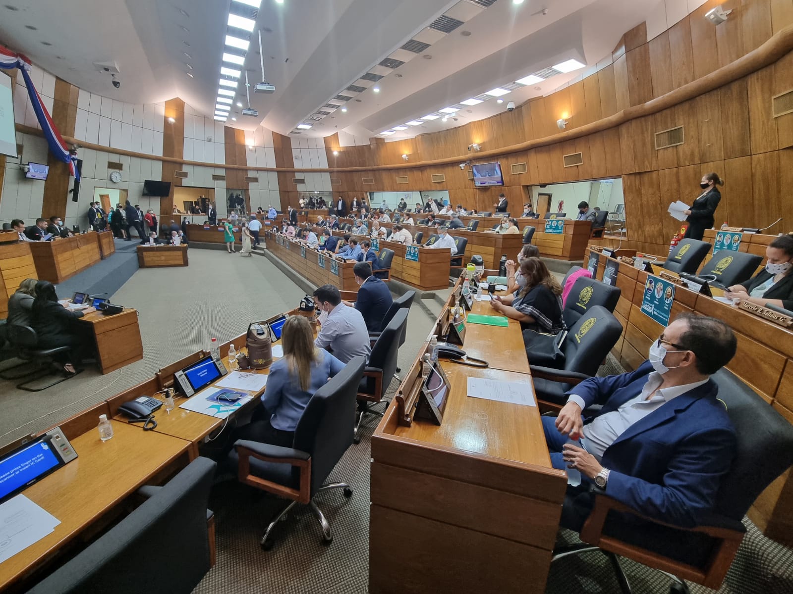 Durante la sesión donde se trata el eventual juicio político de Arnaldo Giuzzio. (Foto Gentileza)