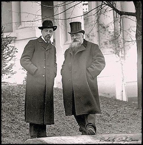 Rainer Maria Rilke y Auguste Rodin, París, década de 1900 © Museo Rodin