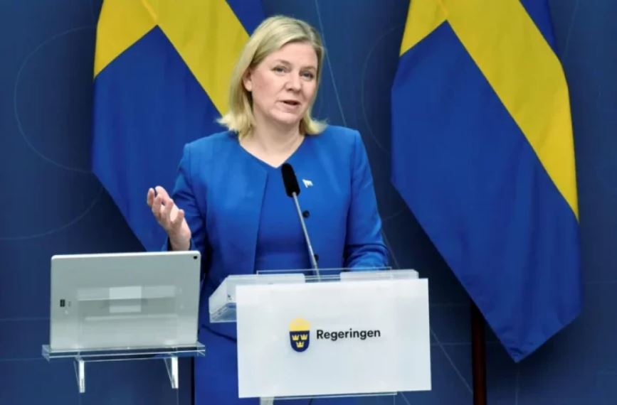 Primera ministra, Magdalena Andersson. Foto: Infobae.