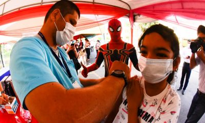 Cientos de niños ya acudieron a inmunizarse contra el Covid-19. Foto: Ministerio de Salud