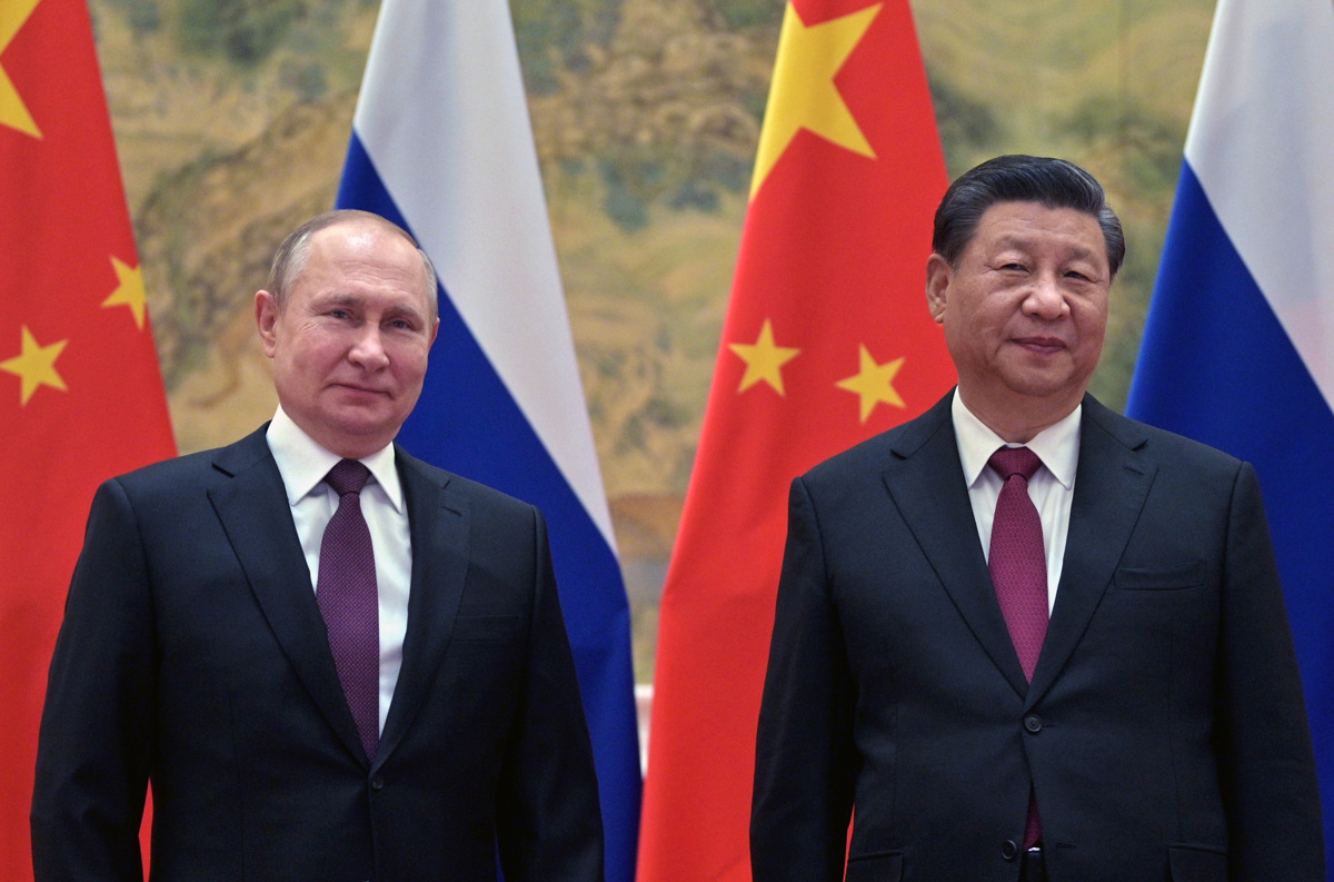 Xi Jinping y Vladímir Putin, presidentes de China y Rusia. Foto: Télam