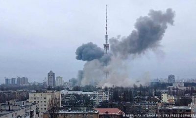 El bombardeo provocó la interrupción de la difusión de los canales, que "no funcionarán durante un tiempo", informó el gobierno ucraniano. Foto: Agencias.