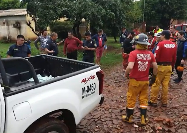 El hecho se registró este mediodía en la zona del kilómetro 9 Acaray de Ciudad del Este. (Frontera CDE)