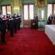 Momento del juramento de los nuevos embajadores que representarán a Paraguay. (Foto Presidencia)