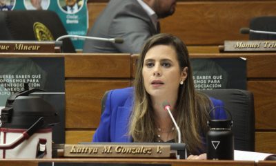 Kattya González en el Congreso. Foto: Diario El Poder.