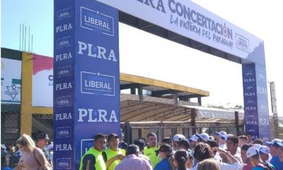 La convención del PLRA se realiza en Caacupé. (Foto radio Ñandutí)