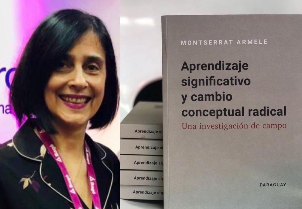 Montserrat Armele y su nuevo libro. Cortesía