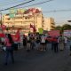 Momento de una de las manifestaciones. (Foto radio Ñandutí)