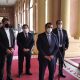 Oscar Llamosas en el Palacio de Gobierno. (Foto Presidencia).