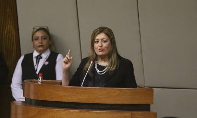 Sandra Quiñónez. Foto: @DiputadosPy