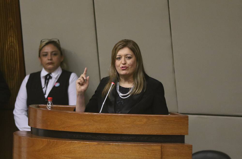 Sandra Quiñónez, fiscal general del Estado. Foto: @DiputadosPy