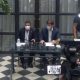 Momento de la conferencia de prensa de Hugo Velázquez y Juan Manuel Brunetti. (Universo 970 AM)