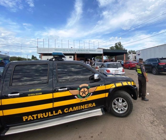 Controles de la Patrulla Caminera. Foto: Gentileza.