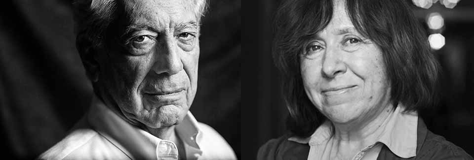 Mario Vargas Llosa y Svetlana Alexievich