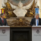 Guillermo Lasso y Alberto Fernández durante una reunión bilateral en la Casa Rosada. Foto: Captura de pantalla.