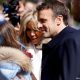 Macron y su esposa Brigitte en Le Touquet donde votaron este domingo de elecciones en Francia. Foto: Getty.