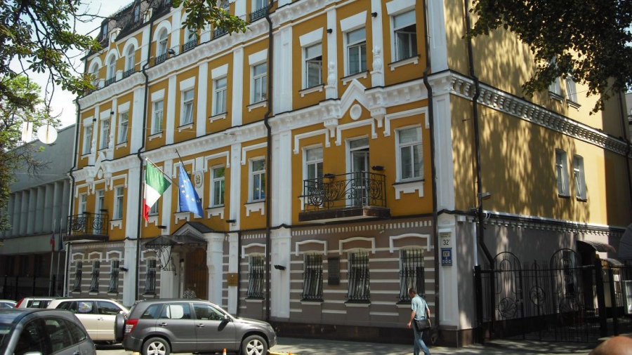 Embajada de Italia en Kiev. Foto: Agencias.