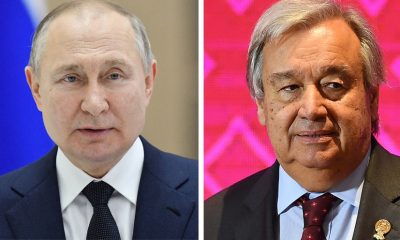 El presidente ruso, Vladimir Putin, se reunirá el próximo martes en Moscú con el secretario general de la ONU, António Guterres. Foto: Télam.