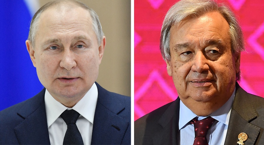 El presidente ruso, Vladimir Putin, se reunirá el próximo martes en Moscú con el secretario general de la ONU, António Guterres. Foto: Télam.