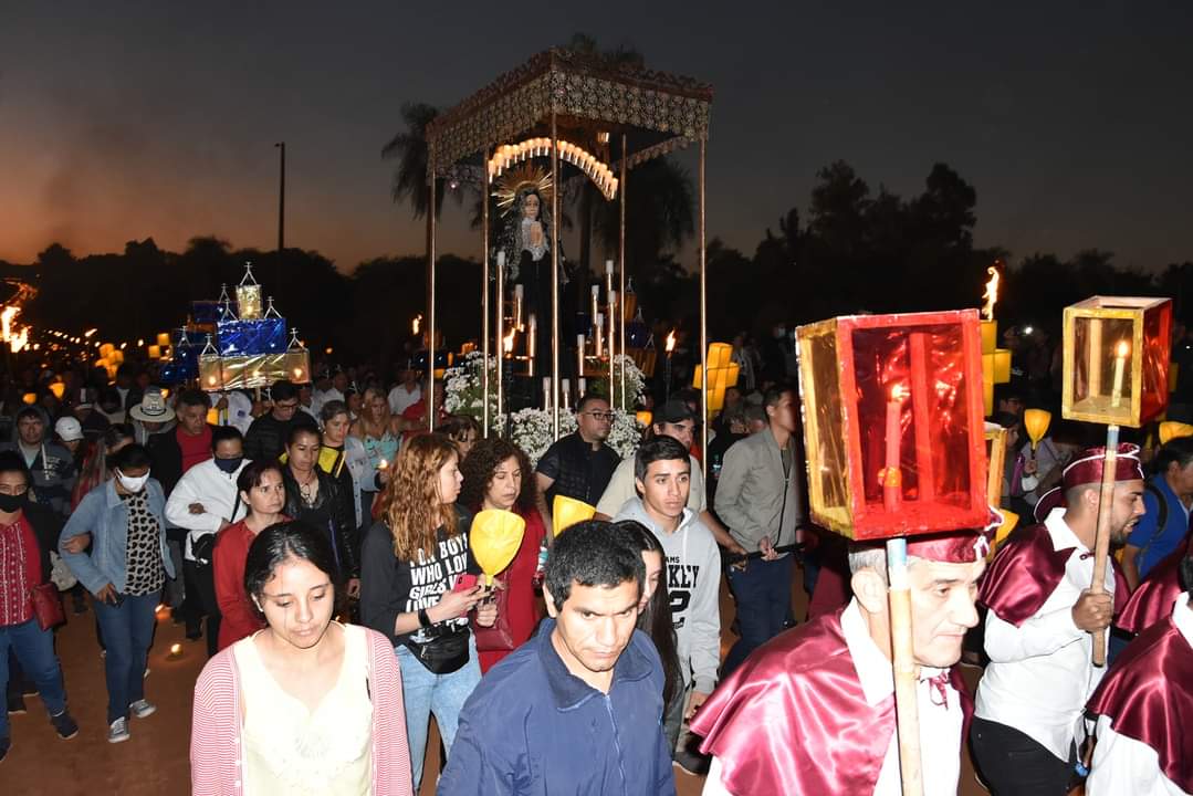 Procesión en Tañarandy. Foto Agencia IP