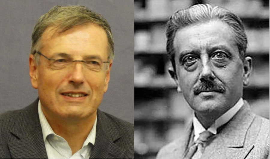 Jean-Christophe Potton y Georges Bernanos. Cortesía