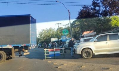 Camioneros en San Pedro. (Gentileza)