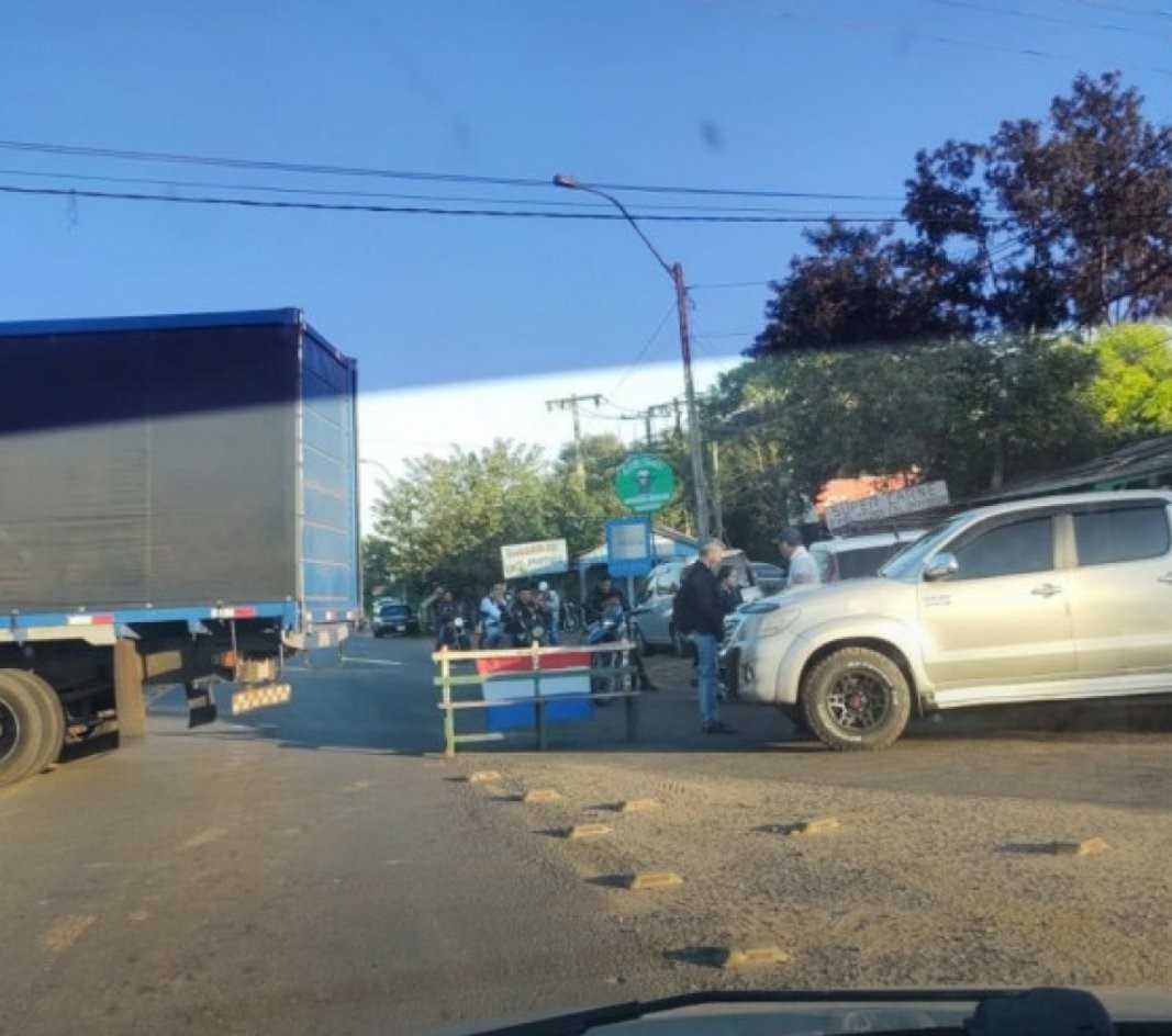 Camioneros en San Pedro. (Gentileza)