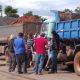 Camioneros en manifestación. Foto: 1020 AM