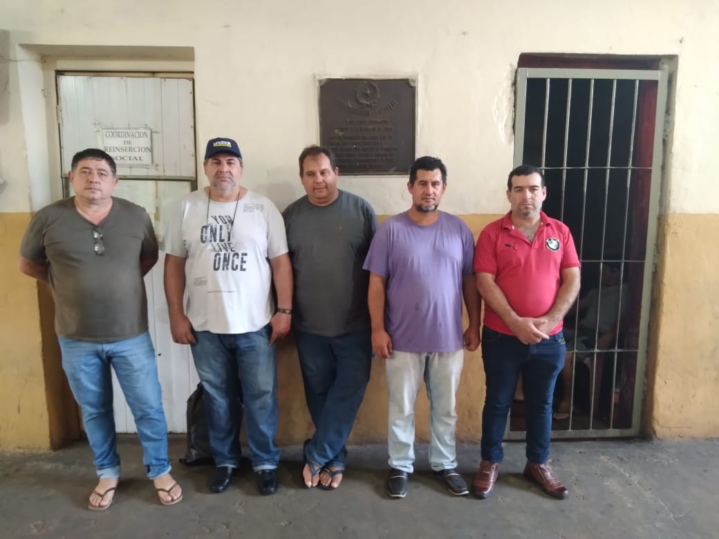 Los camioneros procesados se encuentran en la cárcel de Tacumbú. Foto: Gentileza