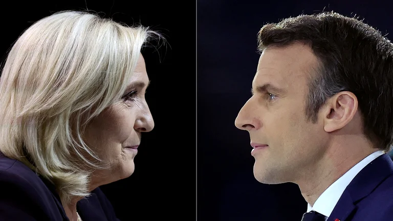 Francia elige hoy a su próximo presidente, entre Marine Le Pen y Emmanuel Macron. Foto: Infobae.