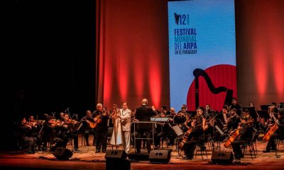 Edición anterior del Festival Mundial del Arpa en Asunción. Cortesía