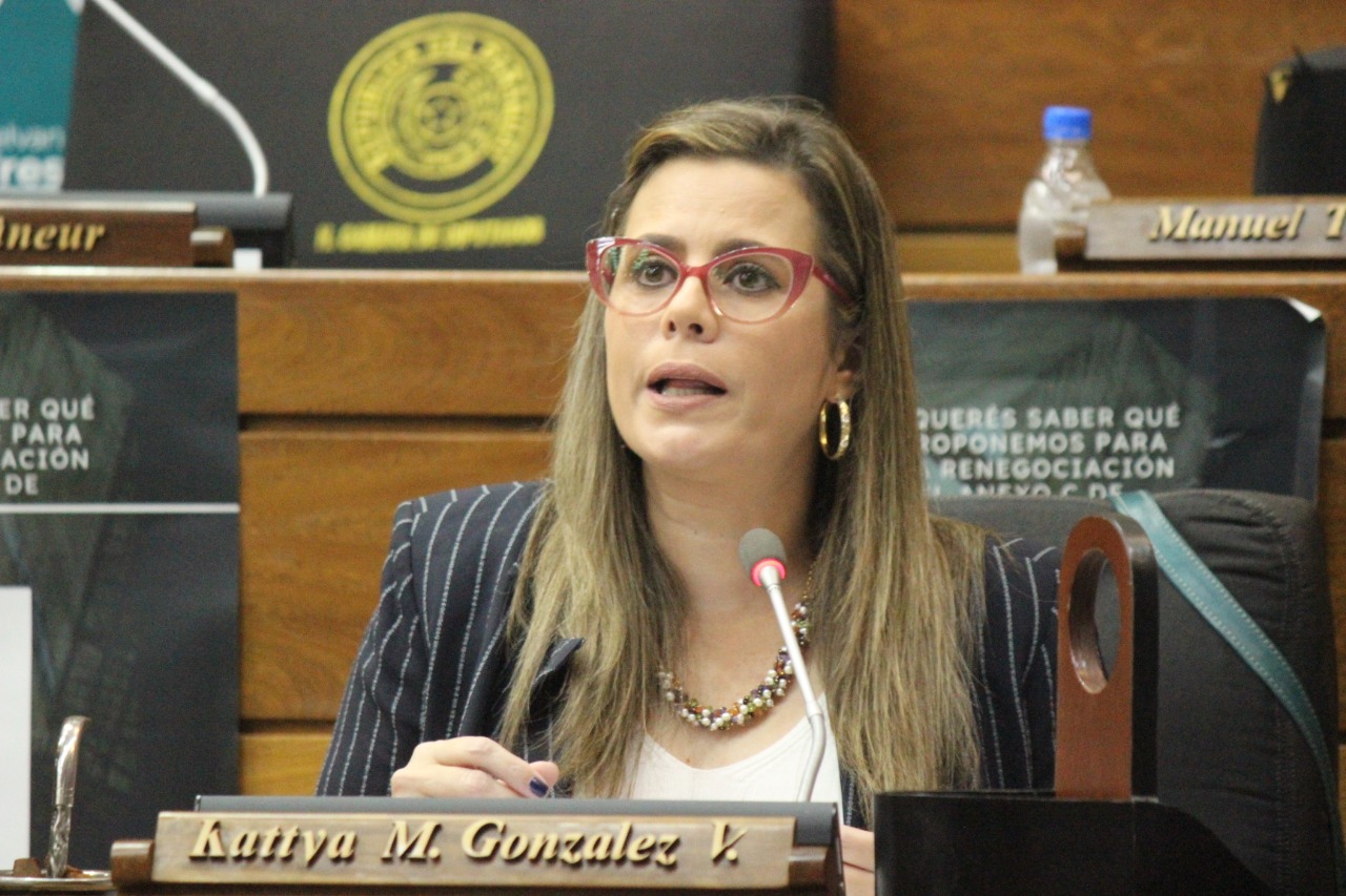 Diputada Kattya González. Foto: Diputados