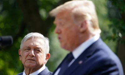 López Obregón junto a Donald Trump, durante un encuentro en la Casa Blanca en el 2018. Foto: El País.