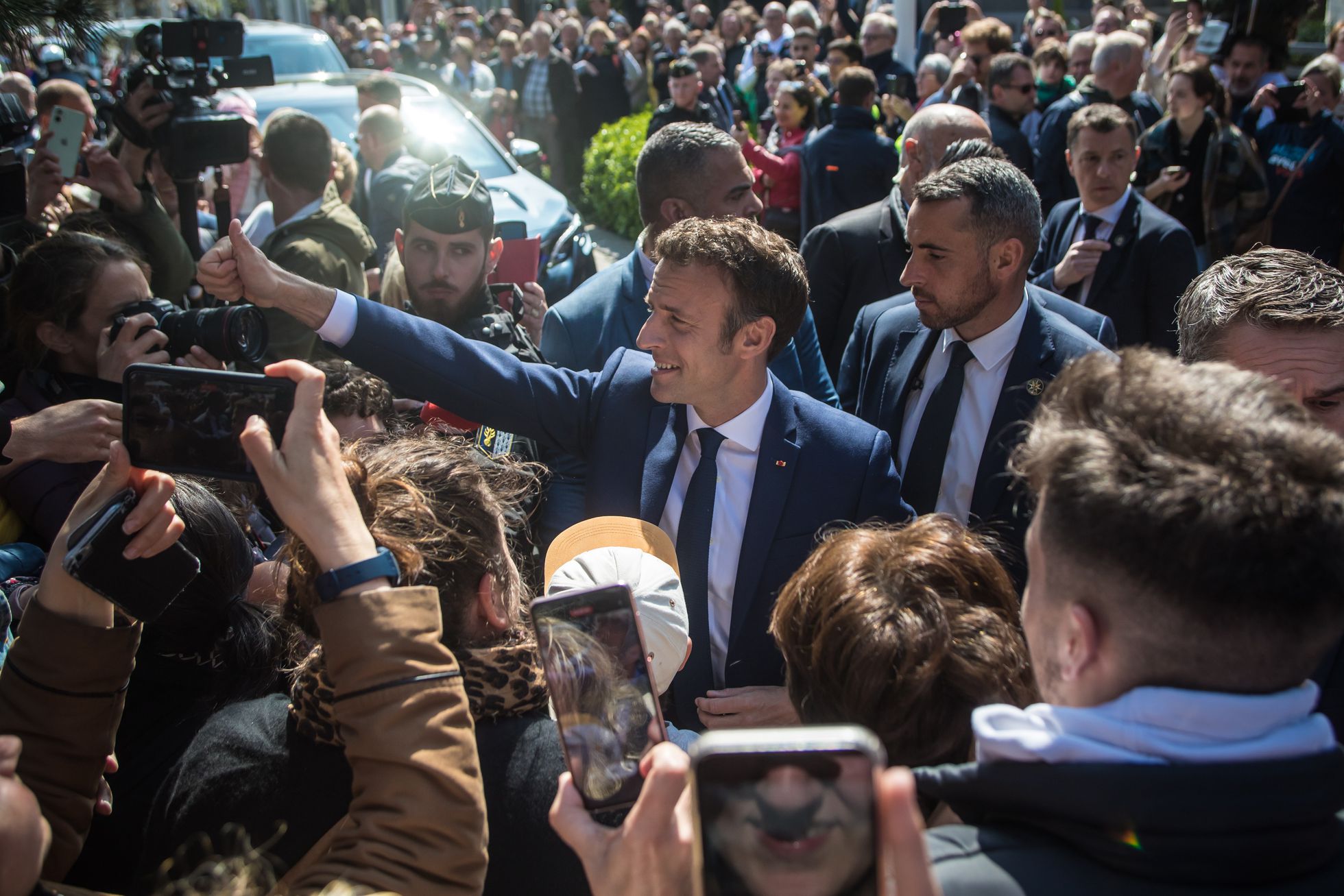 Macron se alzó con la victoria ante Le Pen en una segunda vuelta. Foto: El País.