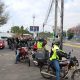 Los trabajadores en motos se unirían a las movilizaciones que preparan los camioneros. (Foto radio Ñandutí)