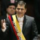 Rafael Correa expresidente de Ecuador fue condenado por cohecho delito. Foto: El Universo.