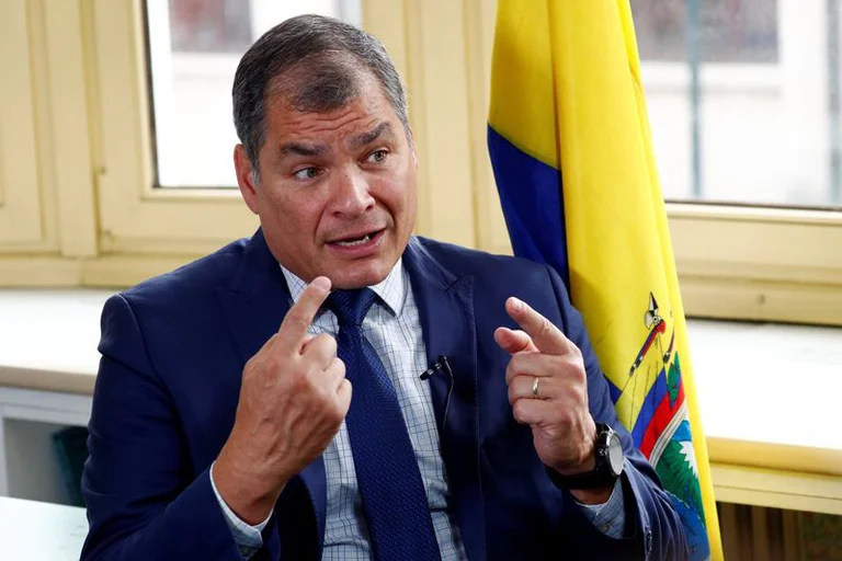 Rafael Correa fue presidente de Ecuador desde el 2007 al 2017. Foto: Infobae.