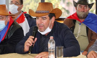 Roberto Almirón, lider camionero. (Foto La Unión).